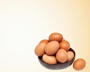 Fresh Brown Chicken Eggs